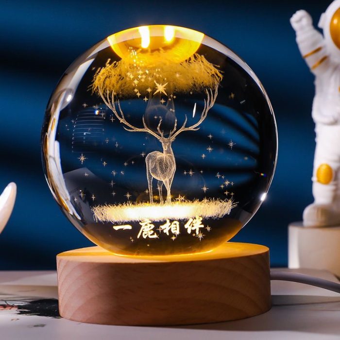 Luminous Moon Crystal Sphere - Image 5