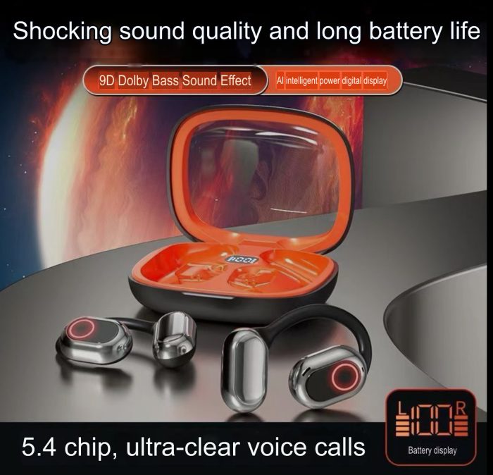 Wireless Sports Headphones with LED Digital Display - Image 3